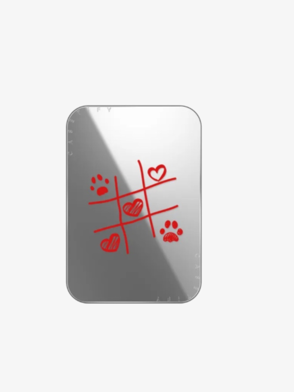 Tic Tac Paw - Mirror Cardholder Stand MagSafe Compatible